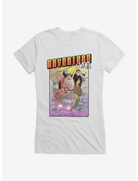 Adventure Van Comic Book 1 Cover Art Girls T-Shirt, WHITE, hi-res