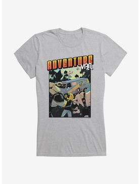 Adventure Van Comic Book 2 Cover Art Girls T-Shirt, HEATHER, hi-res