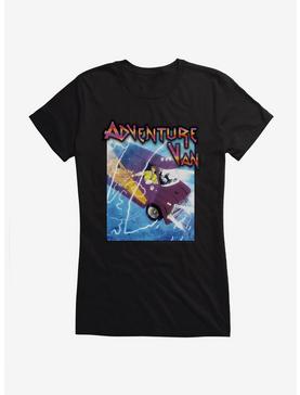 Adventure Van Comic Book 3 Cover Art Girls T-Shirt, BLACK, hi-res