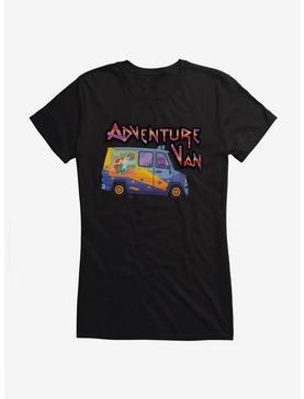 Adventure Van Corey's Mural Art Girls T-Shirt, BLACK, hi-res