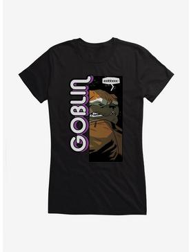 Adventure Van Goblin Logo Girls T-Shirt, BLACK, hi-res