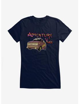 Adventure Van Graffiti Logo Girls T-Shirt, NAVY, hi-res