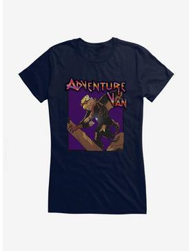 Adventure Van Scheming Spying Skryll Girls T-Shirt, NAVY, hi-res