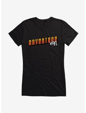 Adventure Van Logo Girls T-Shirt, BLACK, hi-res