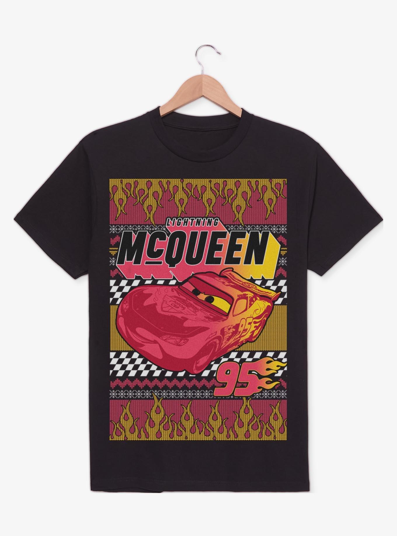 Disney Pixar Cars Lightning Sweater Pattern T-Shirt