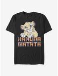 Disney The Lion King Hakuna Vintage T-Shirt, BLACK, hi-res