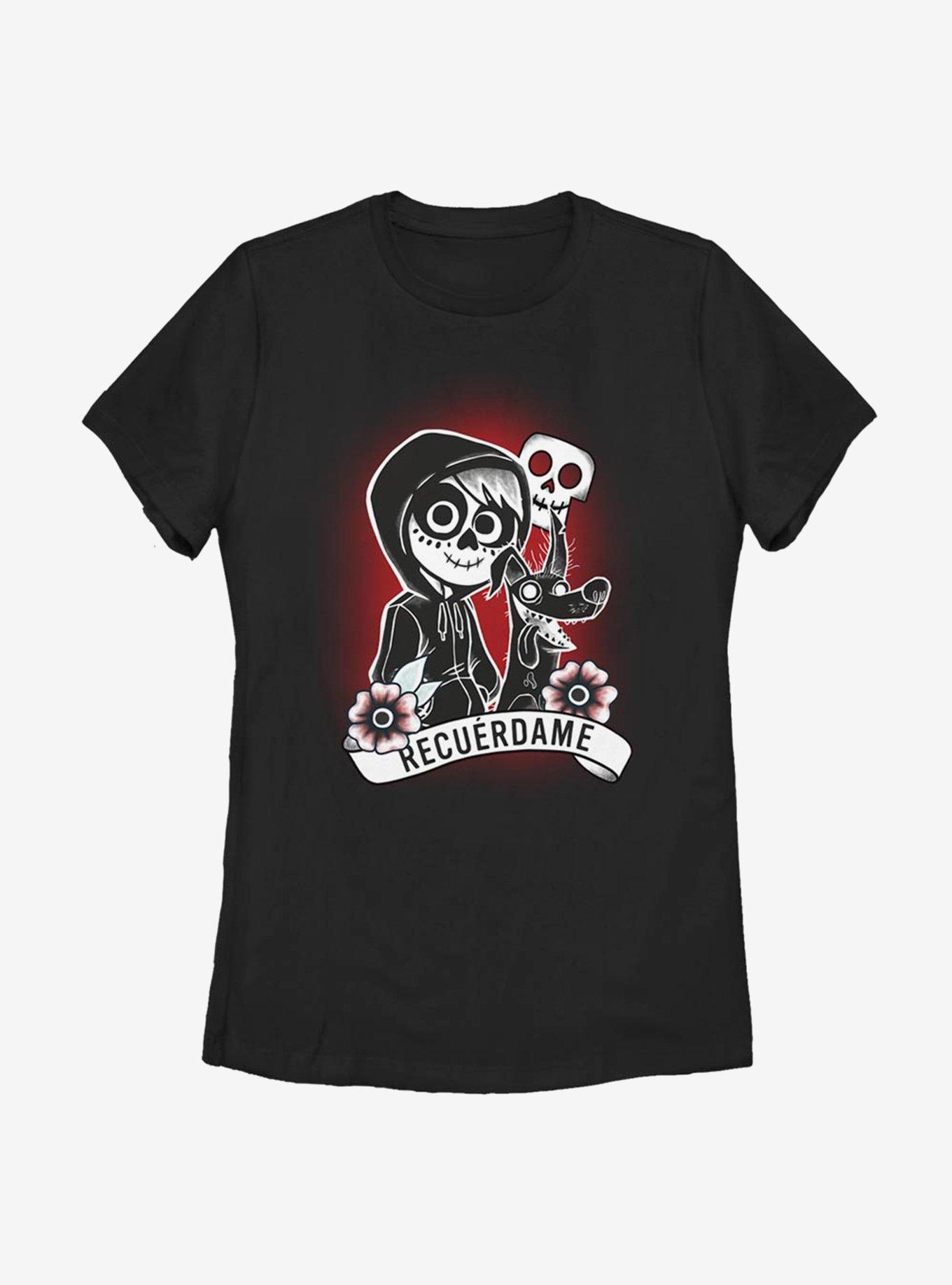 Disney Pixar Coco Recuerdame Tattoo Womens T-Shirt, , hi-res
