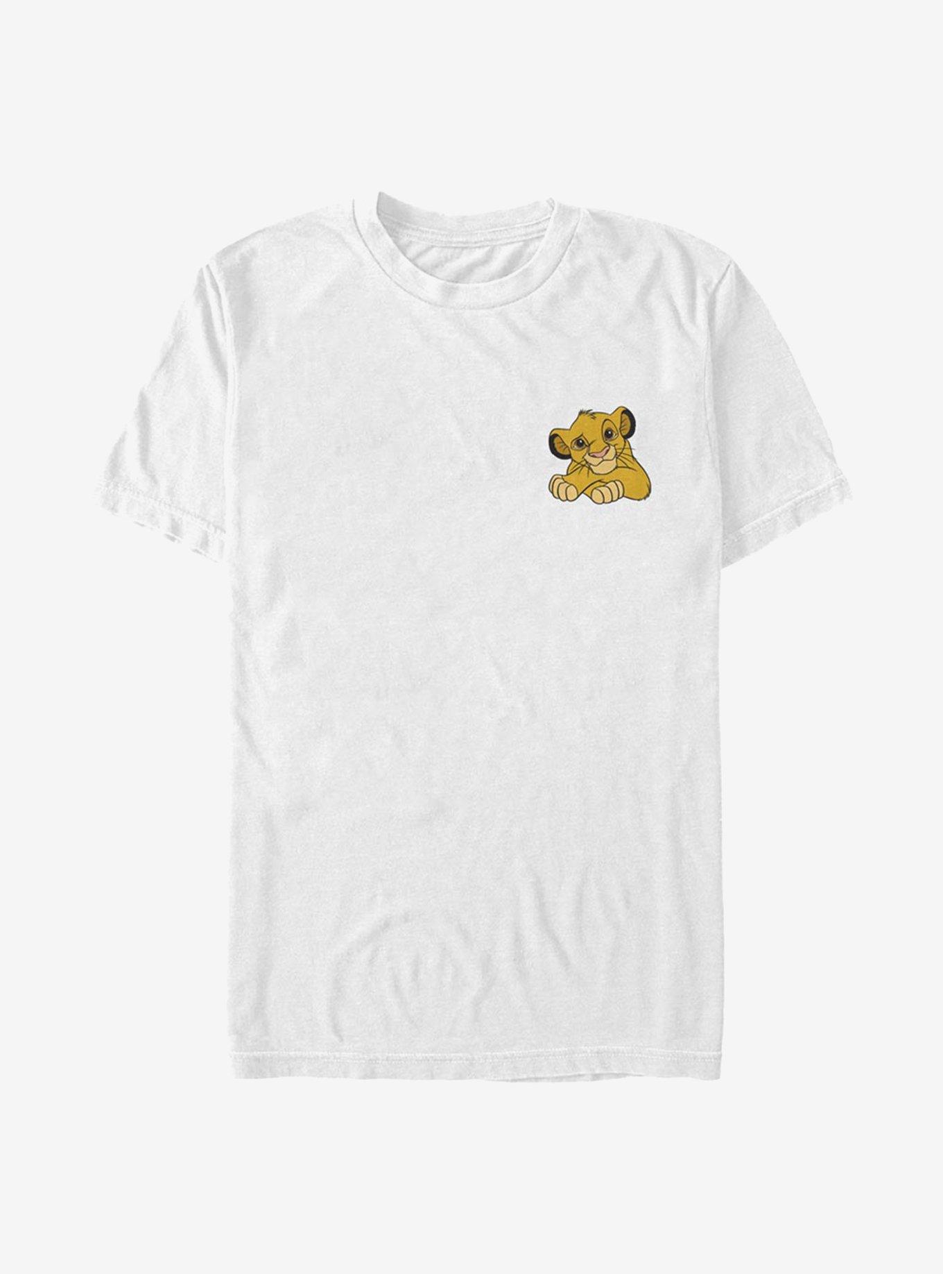 The Lion King Simba Children's Unisex White T-Shirt 