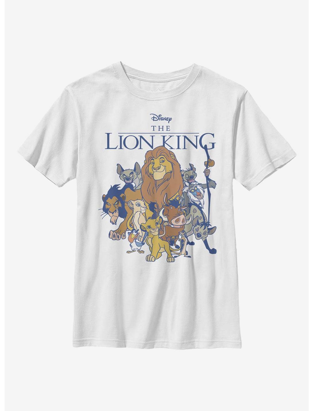 Disney The Lion King Group Youth T-Shirt, WHITE, hi-res