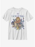 Disney The Lion King Group Youth T-Shirt, WHITE, hi-res