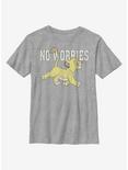 Disney The Lion King No Worries Youth T-Shirt, ATH HTR, hi-res