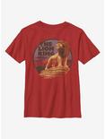 Disney The Lion King Vintage King Youth T-Shirt, RED, hi-res