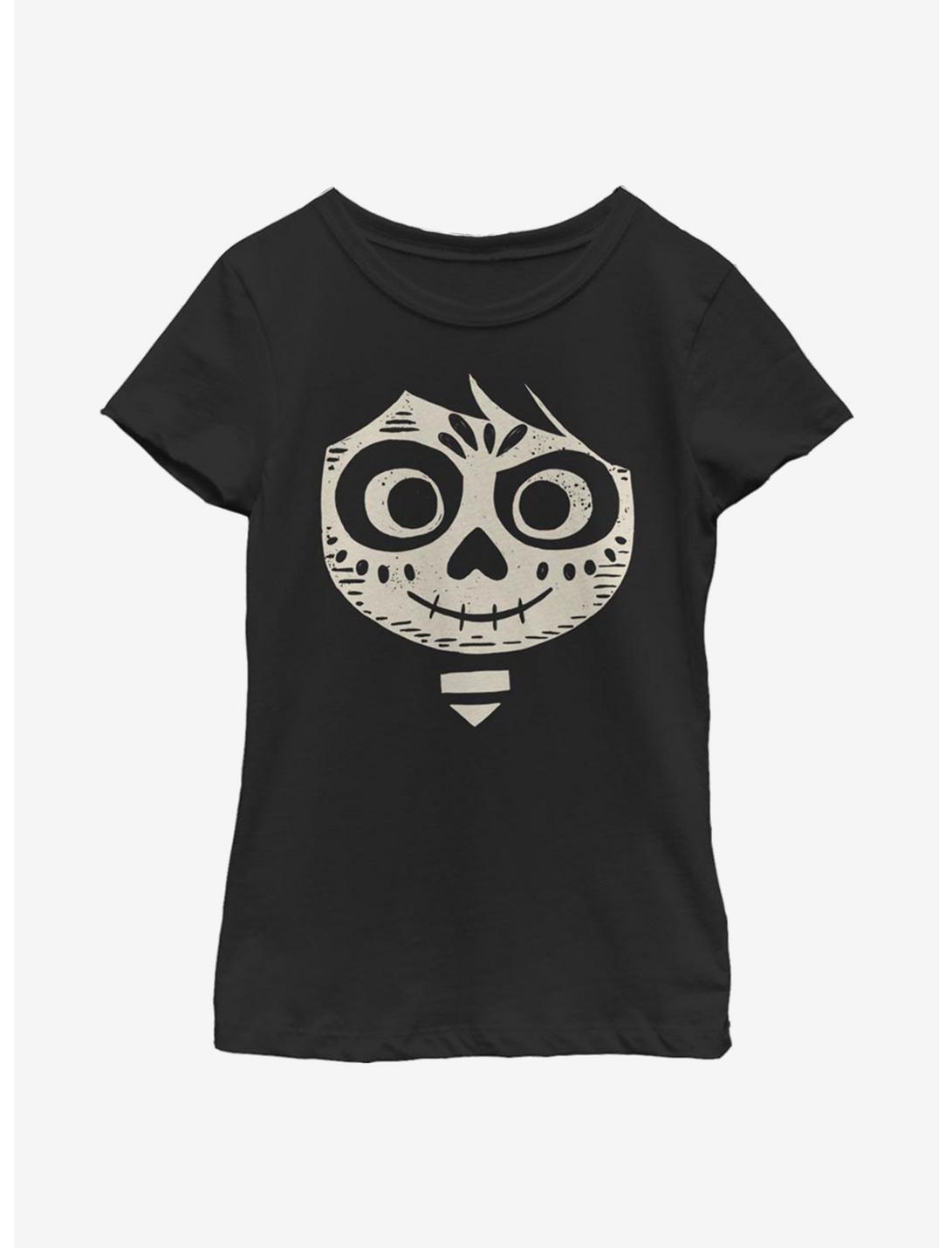 Disney Pixar Coco Miguel Face Youth Girls T-Shirt, BLACK, hi-res