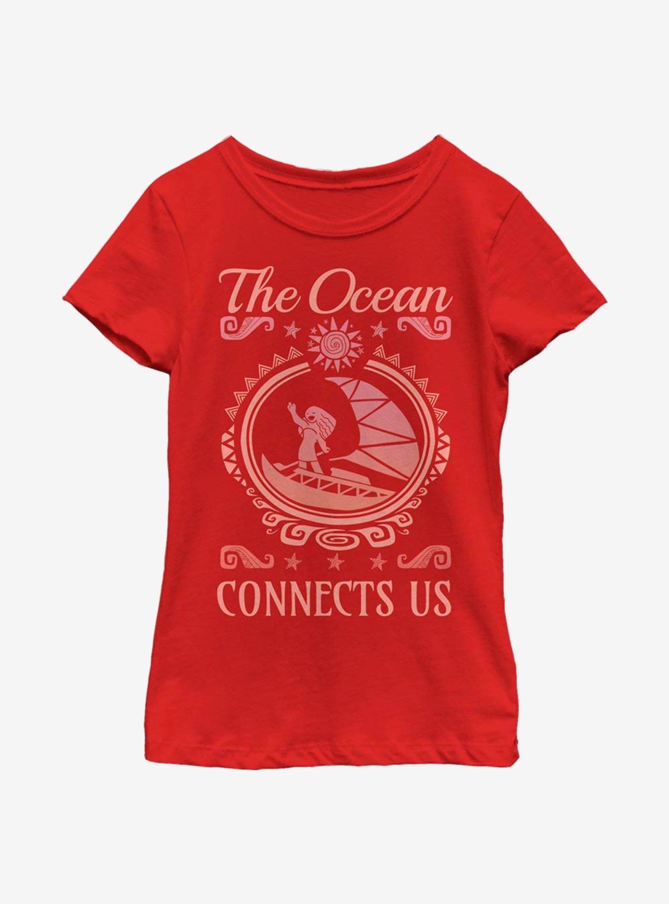 Disney Moana Connect Us Youth Girls T-Shirt, , hi-res