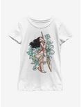 Disney Moana Sketch Youth Girls T-Shirt, WHITE, hi-res