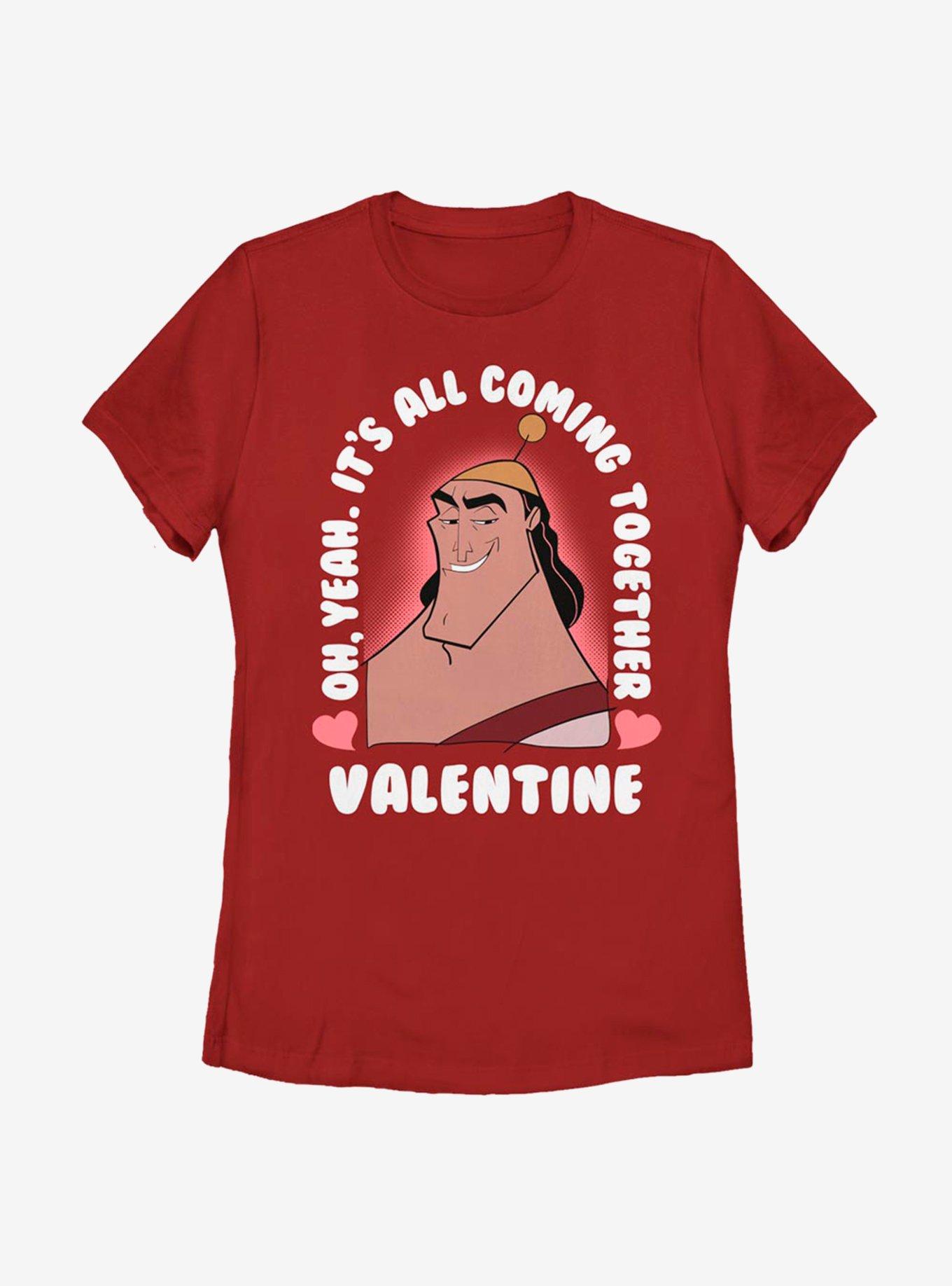 Disney The Emperor's New Groove Kronk Love Womens T-Shirt, RED, hi-res
