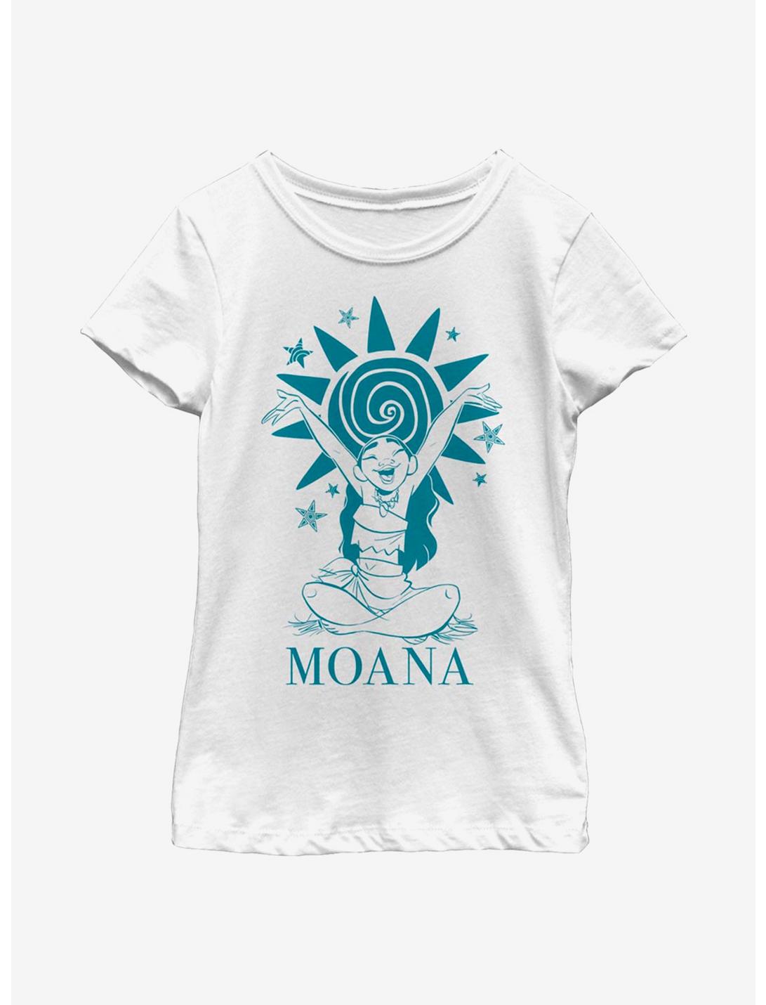 Disney Moana Stars Youth Girls T-Shirt, WHITE, hi-res