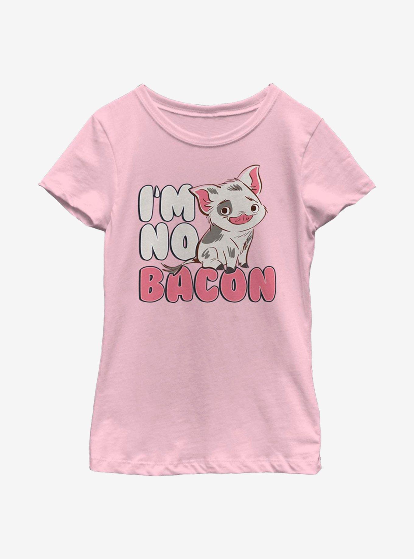 Disney Moana Not Bacon Youth Girls T-Shirt, , hi-res