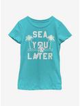 Disney Moana Sea You Youth Girls T-Shirt, TAHI BLUE, hi-res