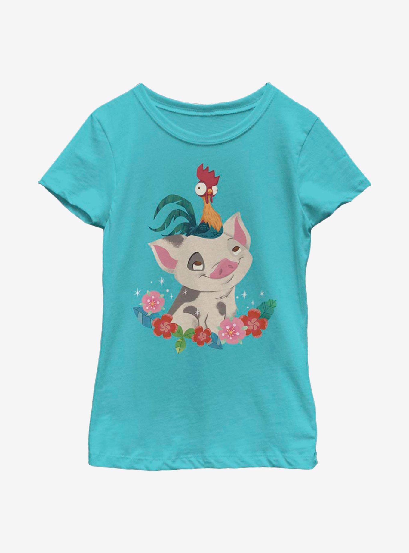 Disney Moana Tropical Buddies Youth Girls T-Shirt, , hi-res