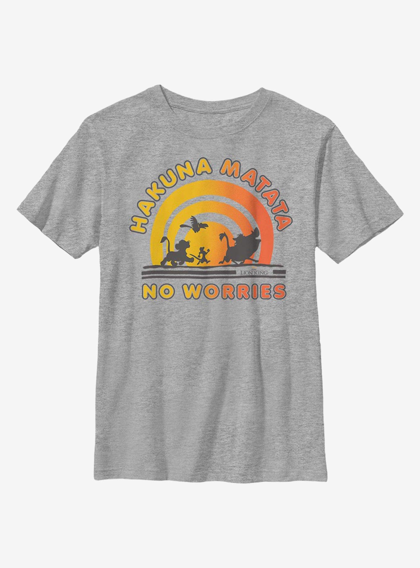 Disney The Lion King No Worries Youth T-Shirt, , hi-res