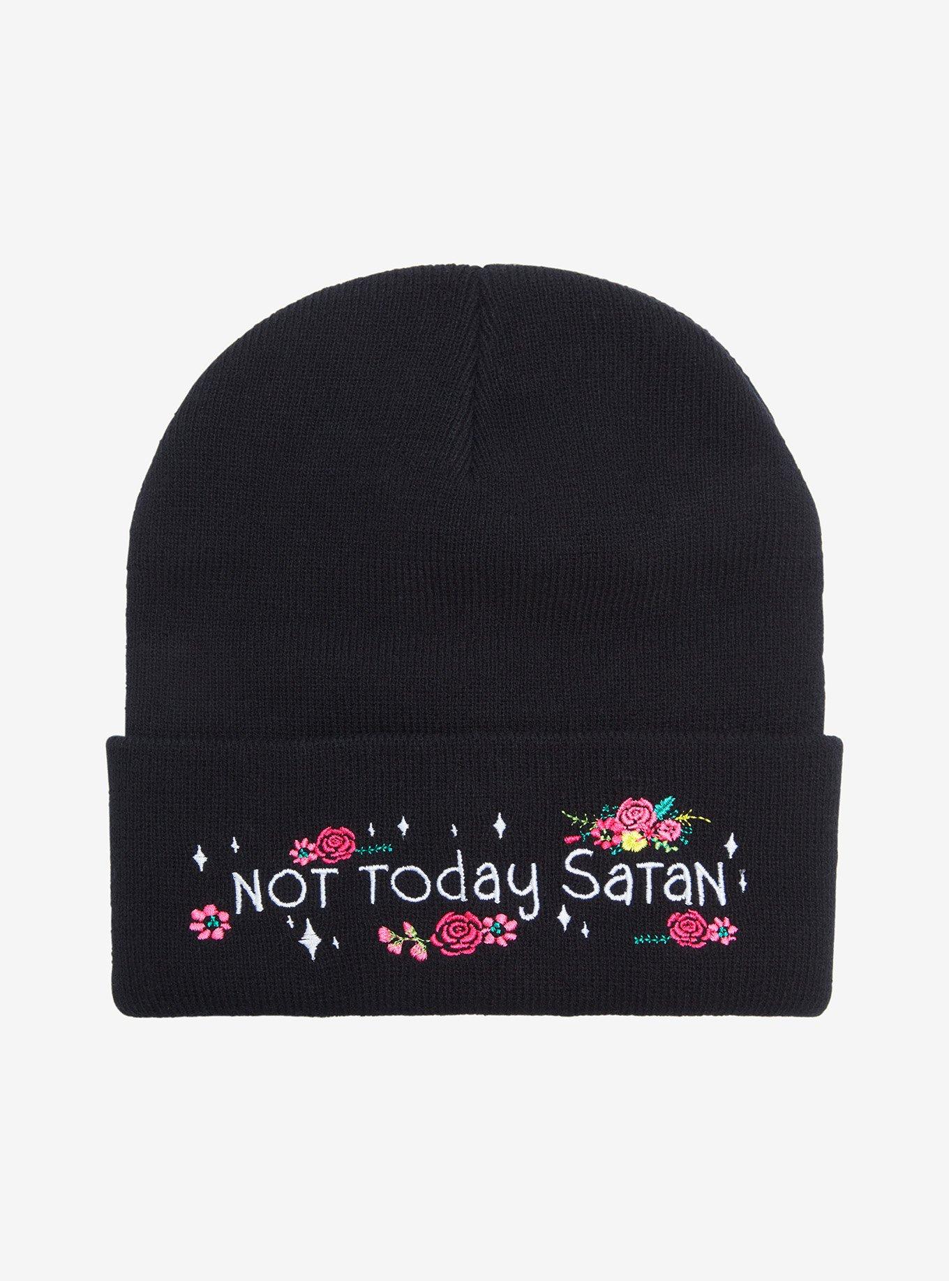 Not Today Satan Beanie, , hi-res