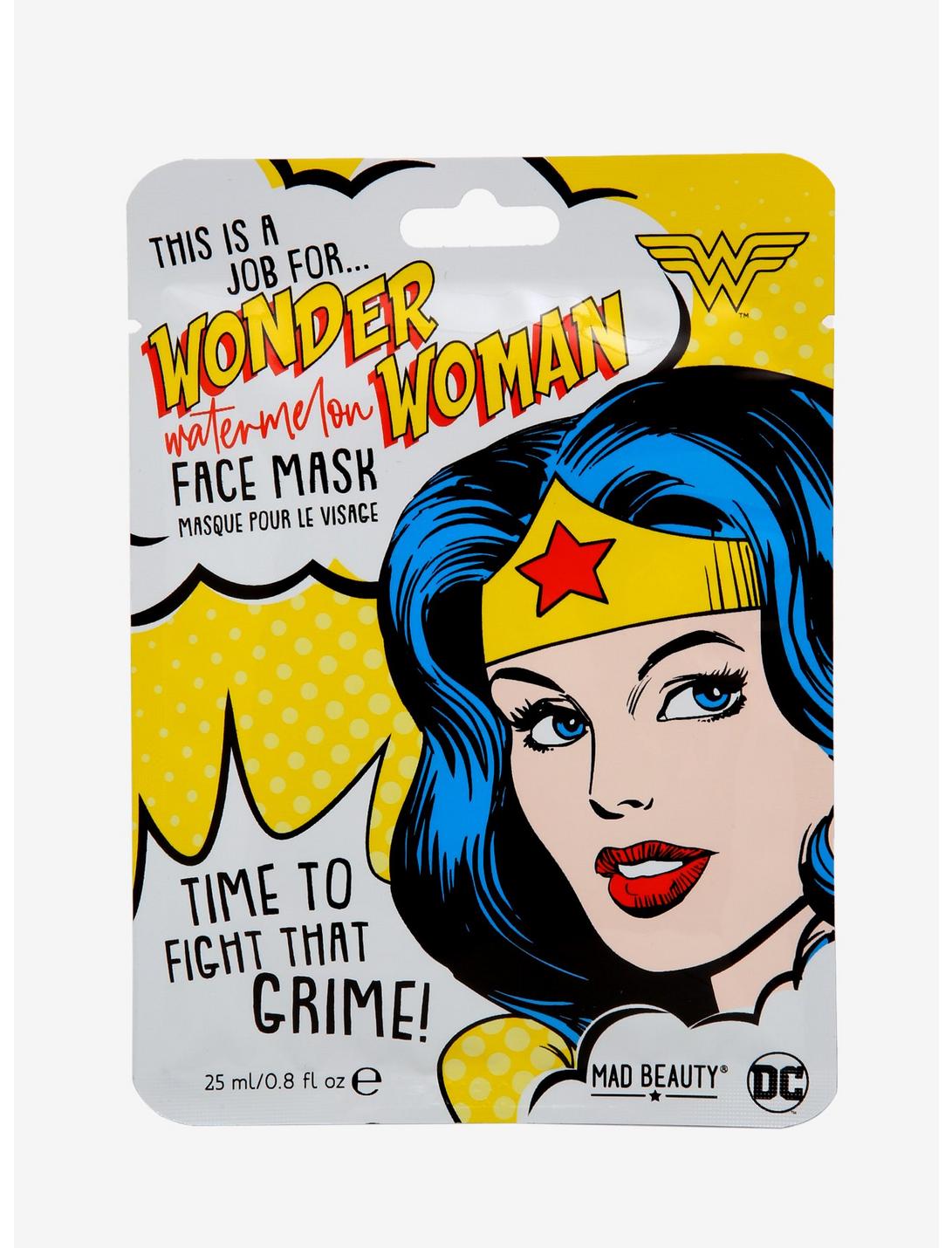 Mad Beauty DC Comics Wonder Woman Watermelon Mask, , hi-res