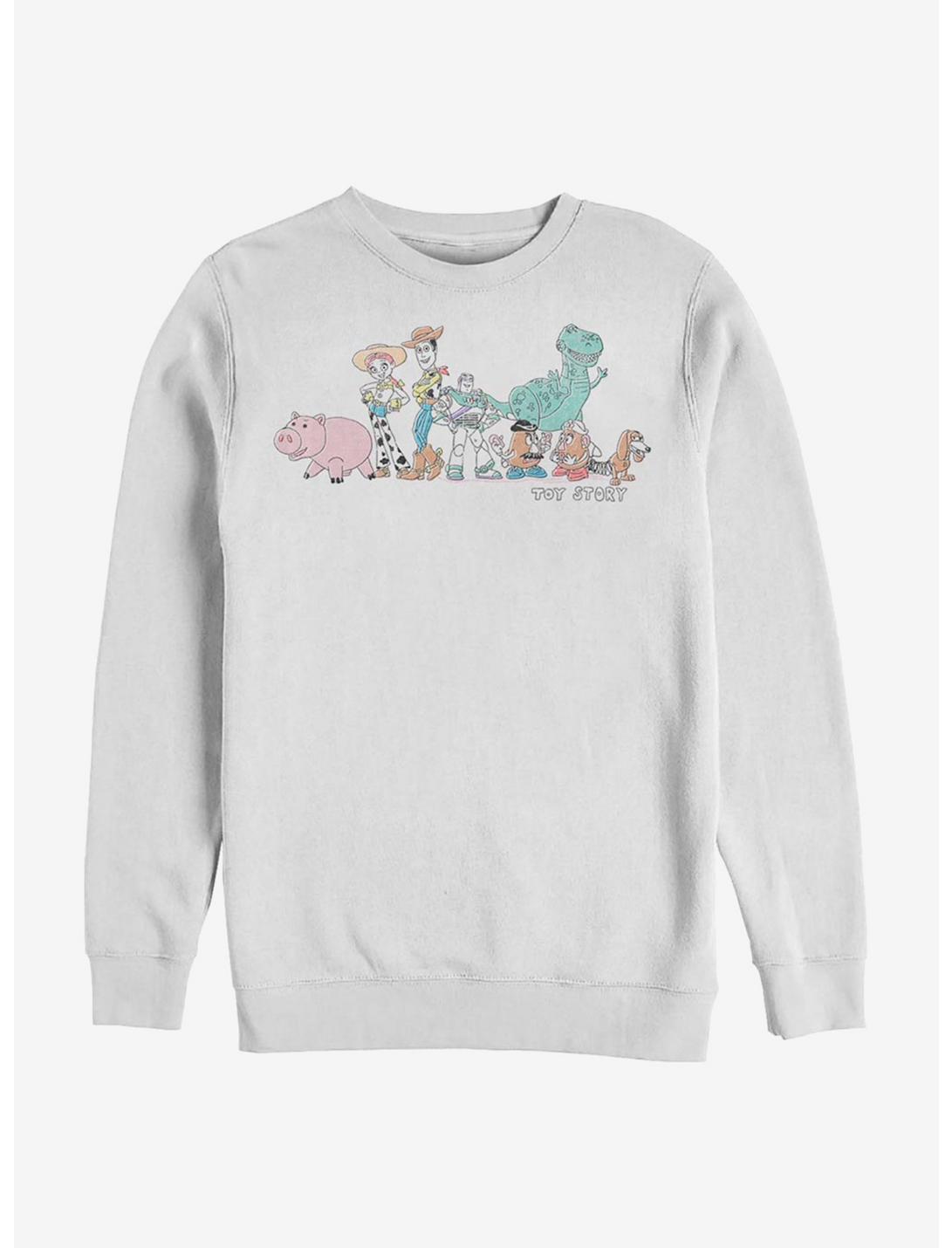 Disney Pixar Toy Story Line Up Sweatshirt, WHITE, hi-res
