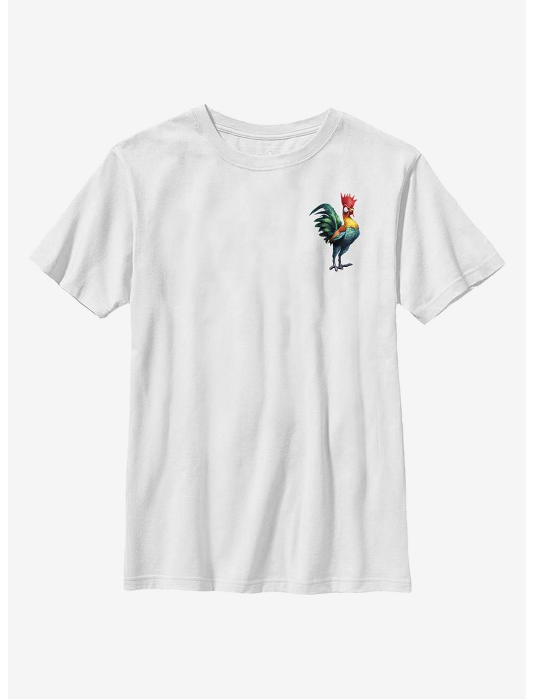 Disney Moana Faux Pocket Hei Hei Youth T-Shirt, WHITE, hi-res