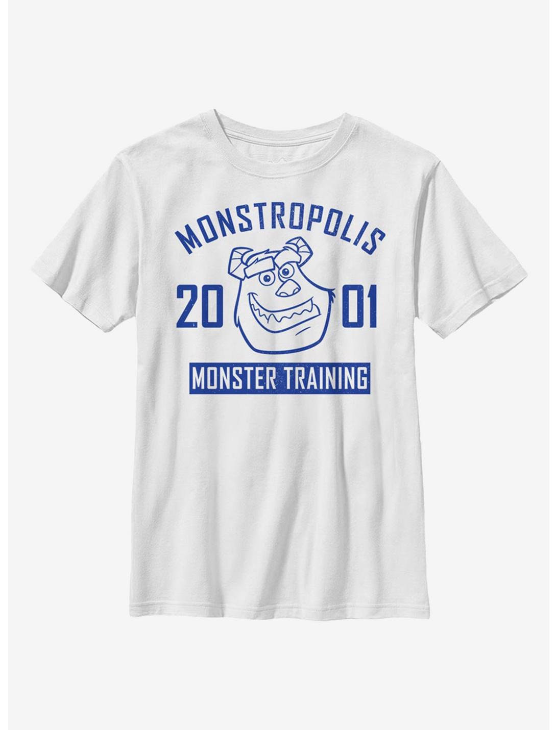Disney Pixar Monsters, Inc. Monster Training Youth T-Shirt, WHITE, hi-res