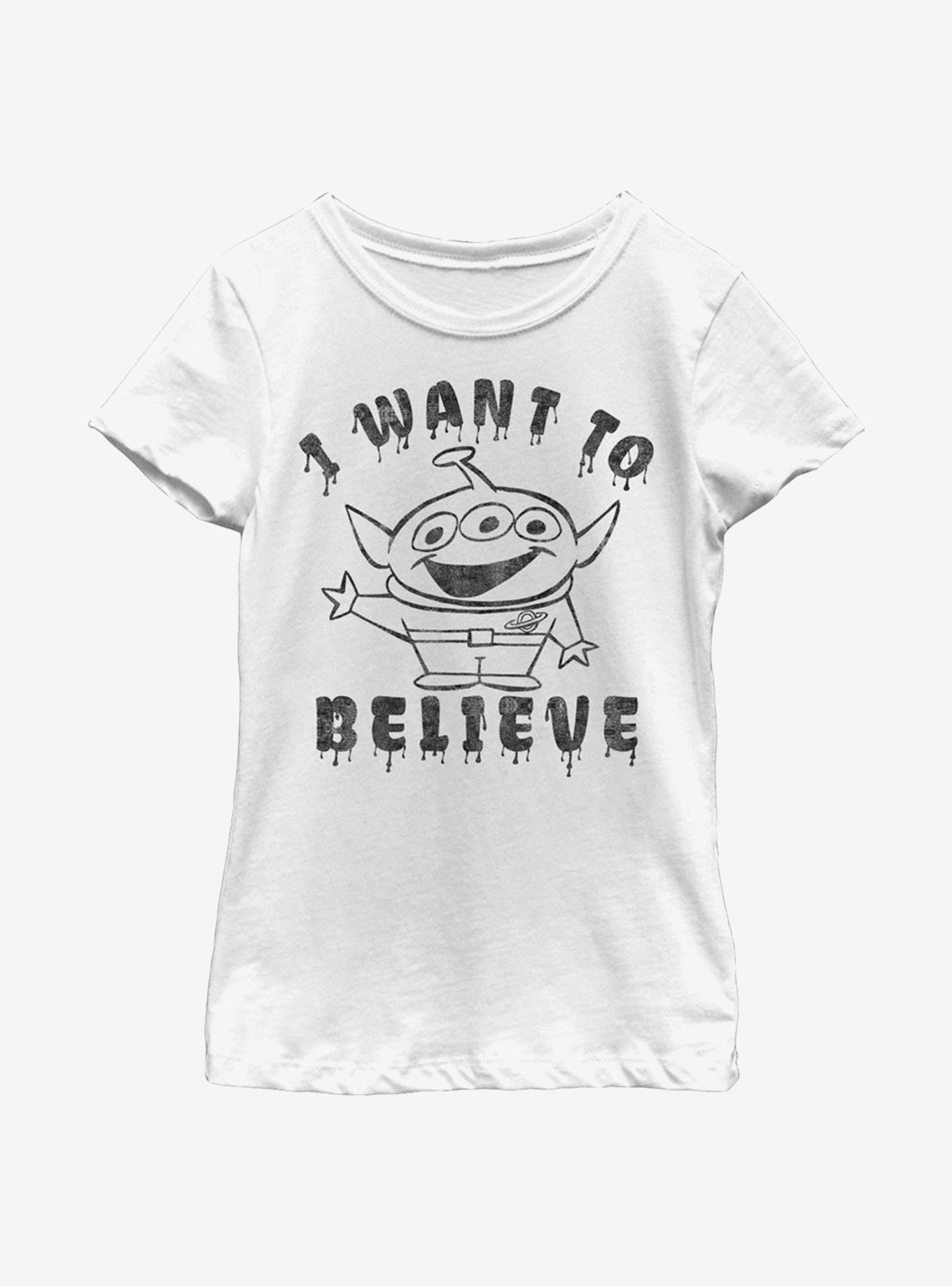 Disney Pixar Toy Story Aliens Believe Youth Girls T-Shirt, , hi-res