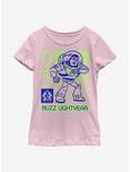 Disney Pixar Toy Story Space Ace Youth Girls T-Shirt, PINK, hi-res