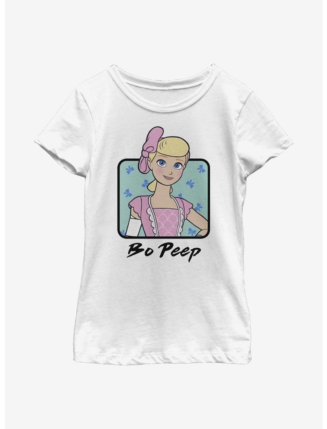 Disney Pixar Toy Story 4 Bo Peep Square Youth Girls T-Shirt, WHITE, hi-res