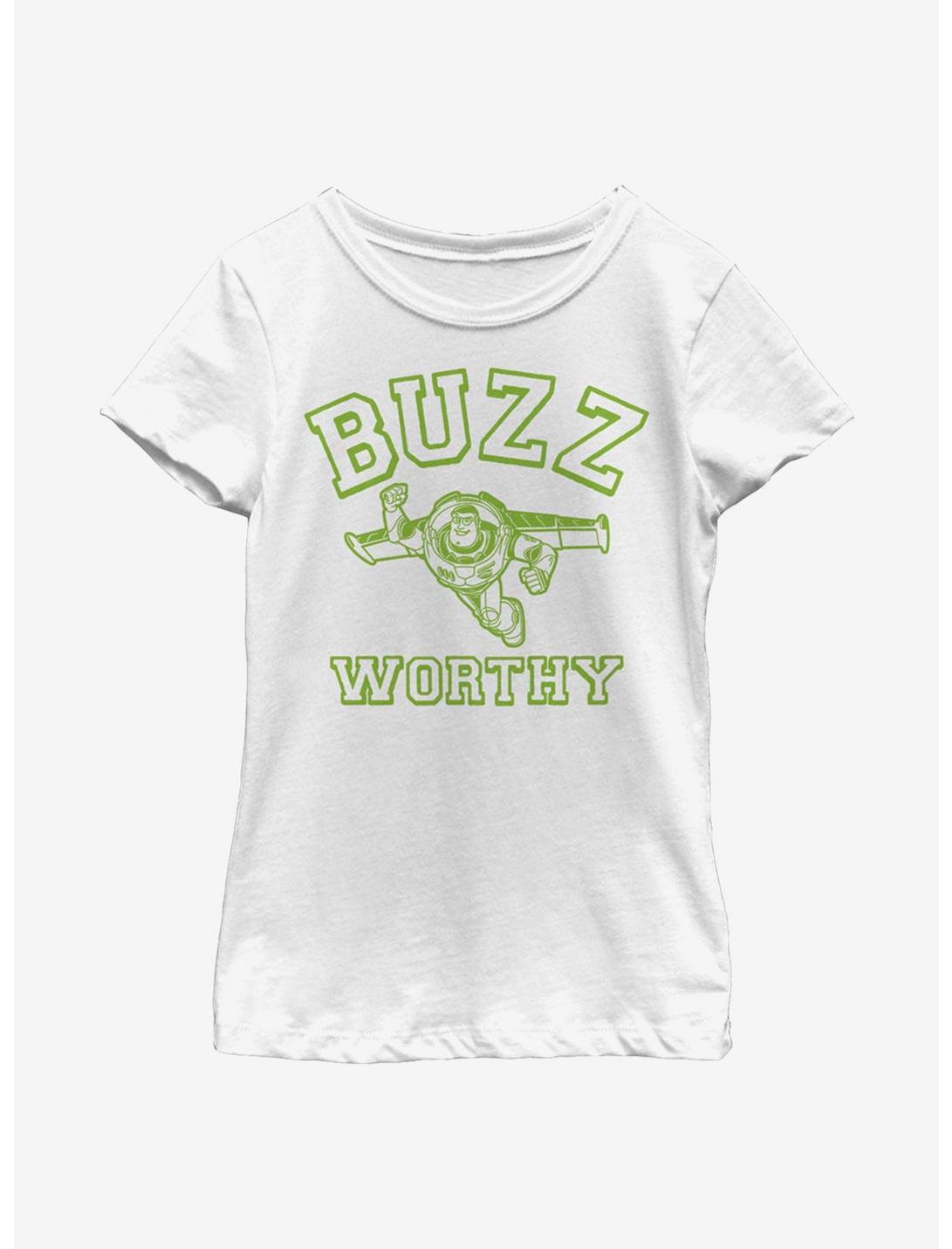 Disney Pixar Toy Story Space Worthy Youth Girls T-Shirt, WHITE, hi-res