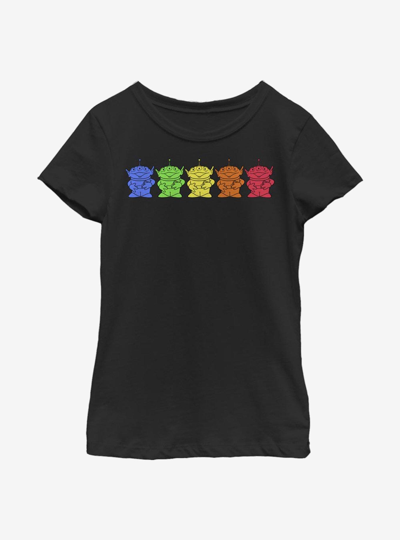 Disney Pixar Toy Story Chromatic Aliens Youth Girls T-Shirt, , hi-res