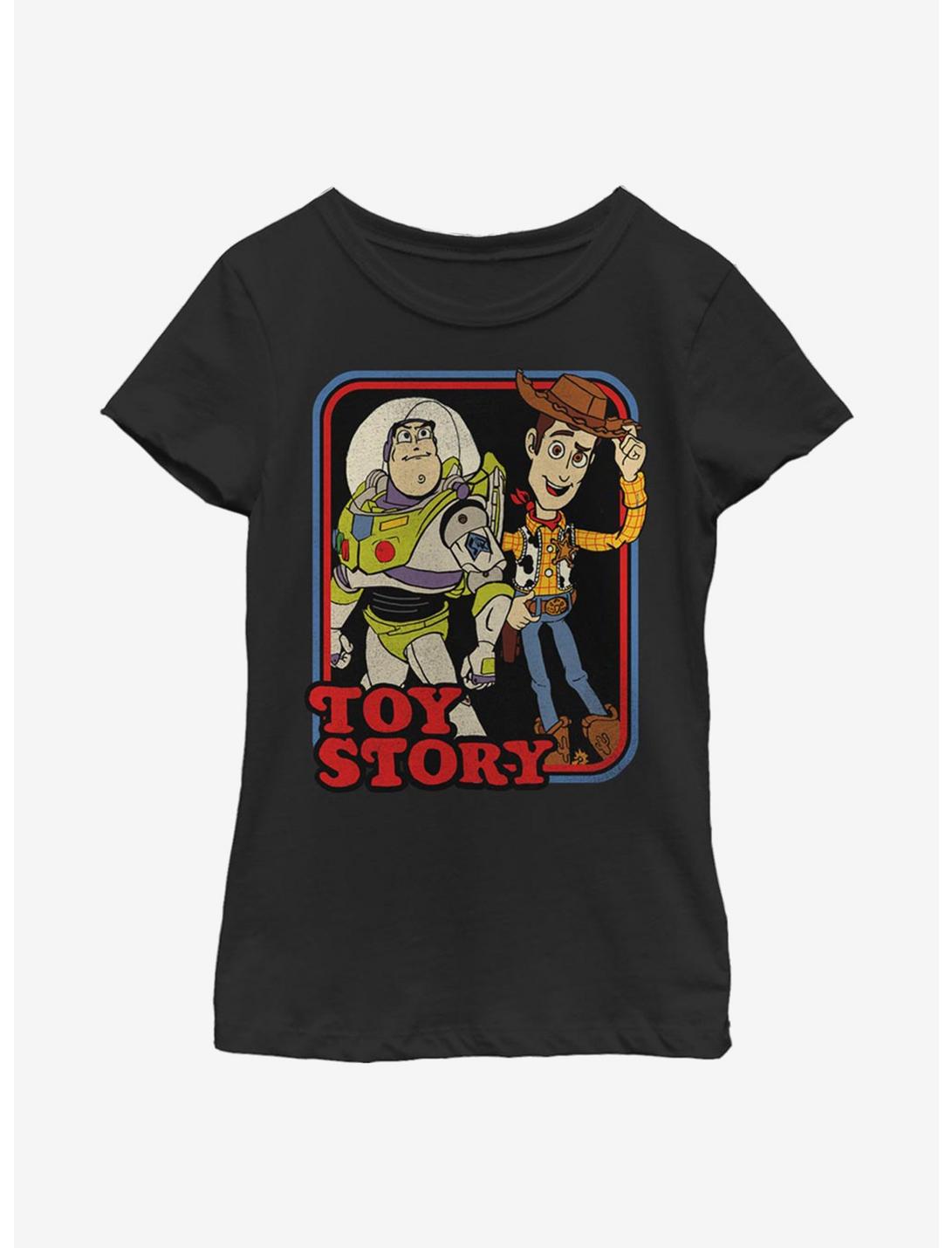 Disney Pixar Toy Story Storybook Youth Girls T-Shirt, BLACK, hi-res