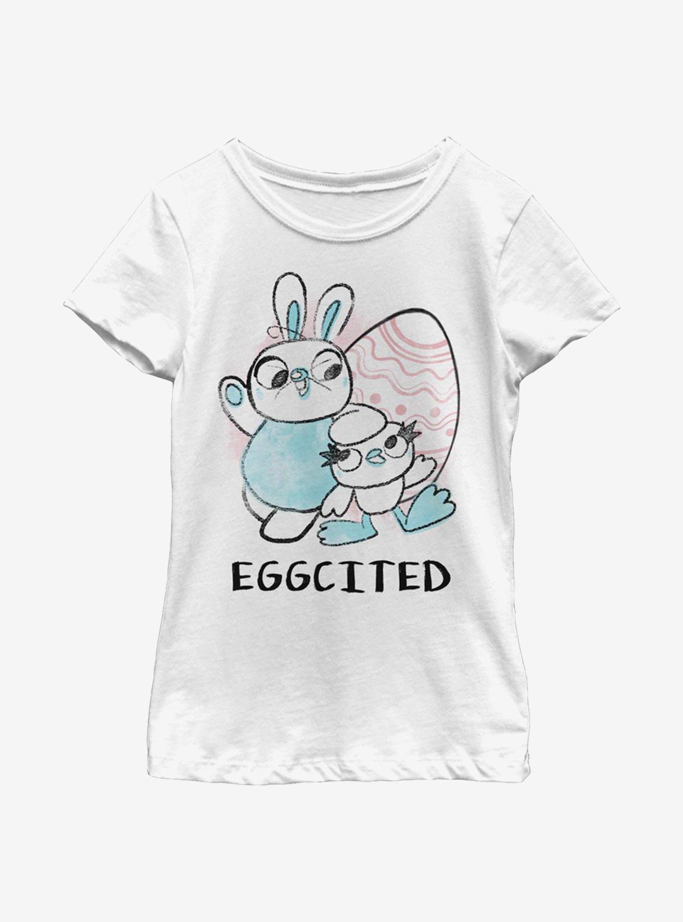 Disney Pixar Toy Story 4 Eggcited Ducky Bunny Youth Girls T-Shirt, , hi-res