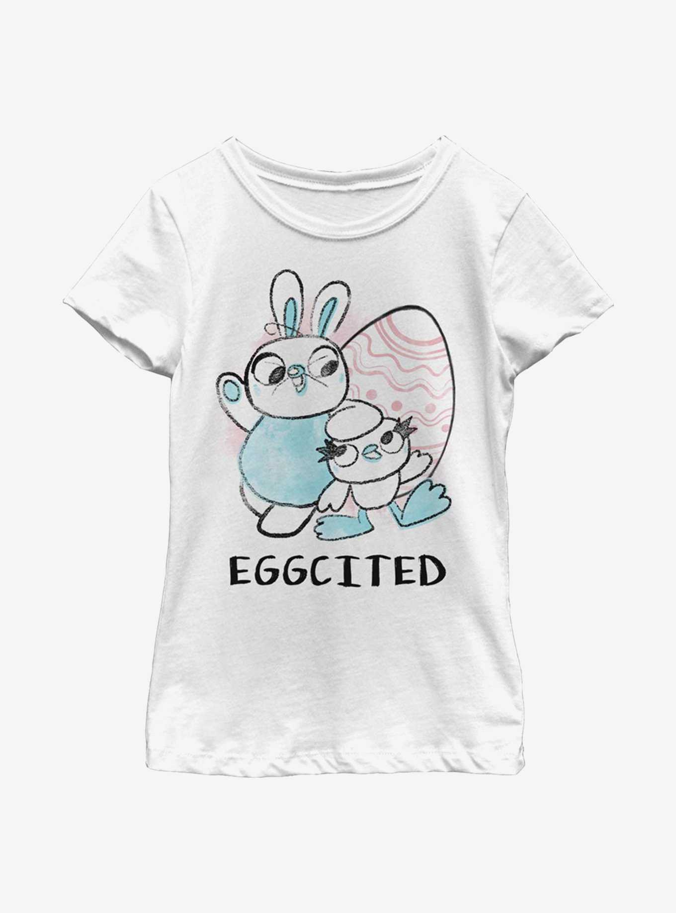Disney Pixar Toy Story 4 Eggcited Ducky Bunny Youth Girls T-Shirt, , hi-res