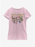 Disney Pixar Toy Story Varsity Youth Girls T-Shirt, PINK, hi-res