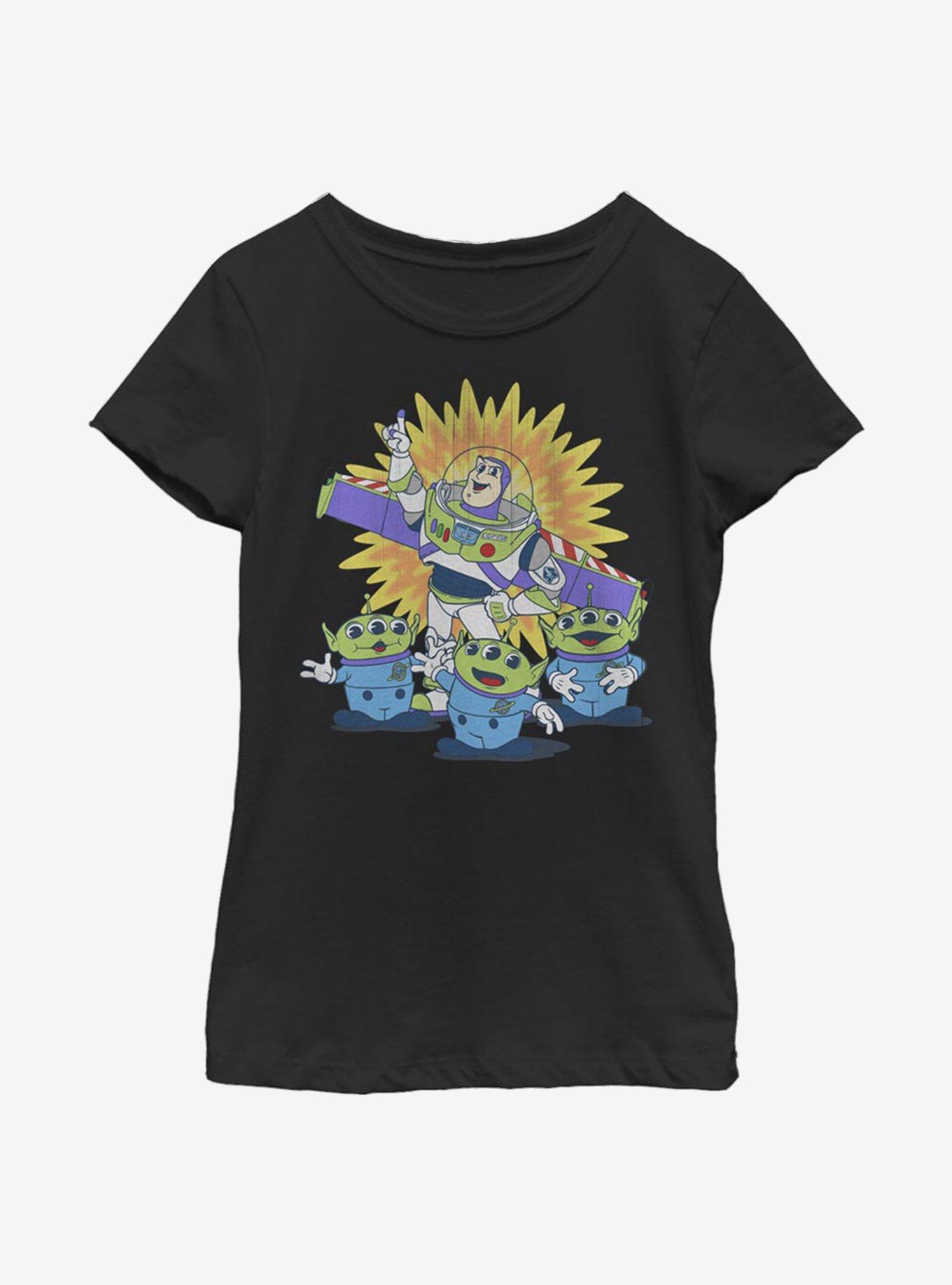 Disney Pixar Toy Story Vintage Buzz Youth Girls T-Shirt, , hi-res