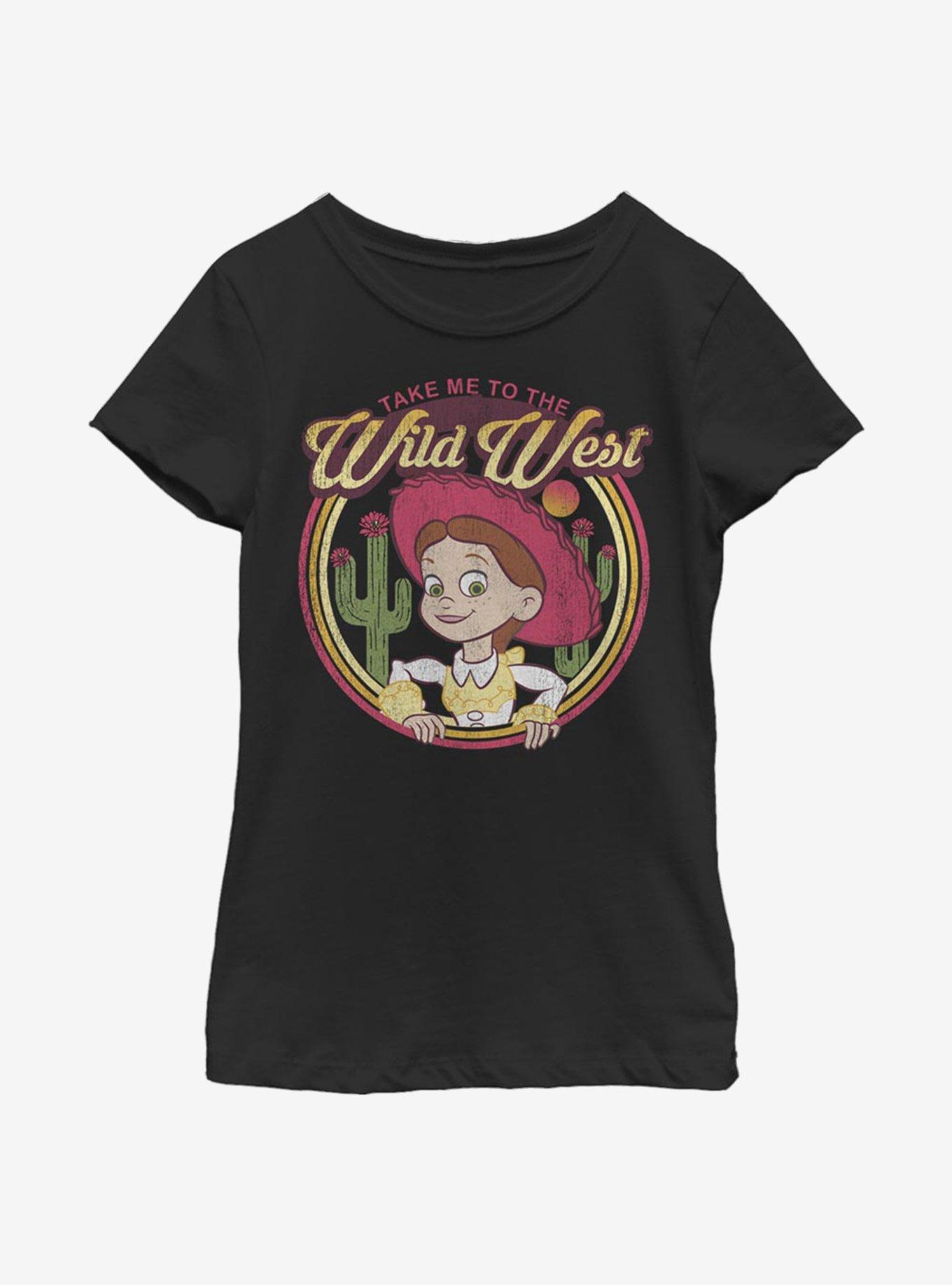 Disney Pixar Toy Story Wild West Youth Girls T-Shirt, BLACK, hi-res
