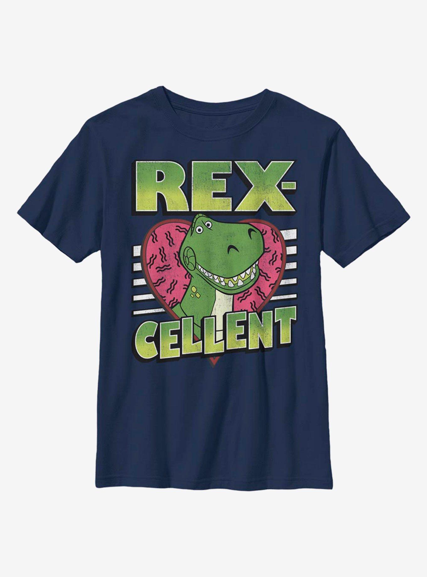 Disney Pixar Toy Story Rexcellent Heart Youth T-Shirt, , hi-res
