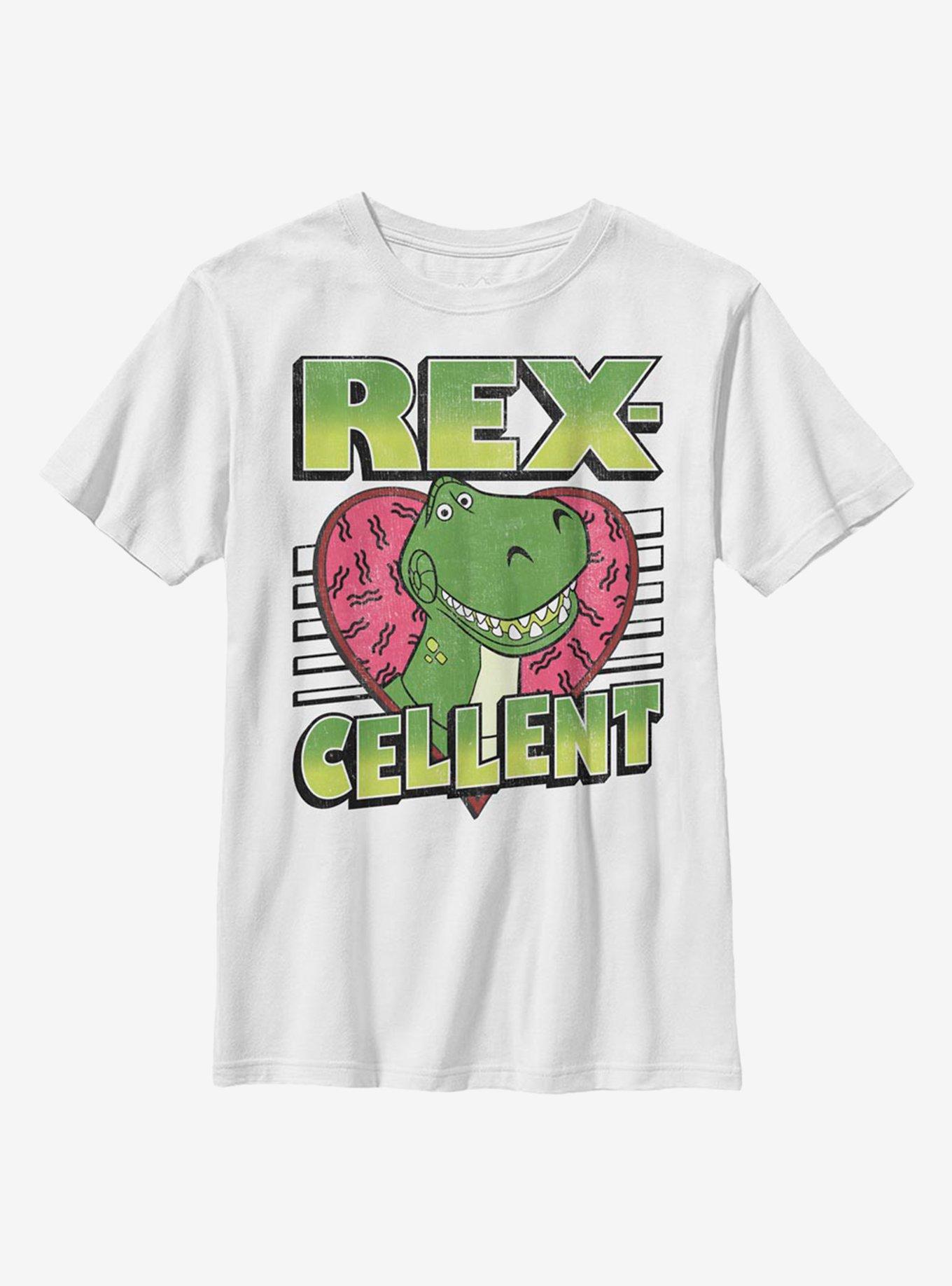 Disney Pixar Toy Story Rexcellent Heart Youth T-Shirt, , hi-res