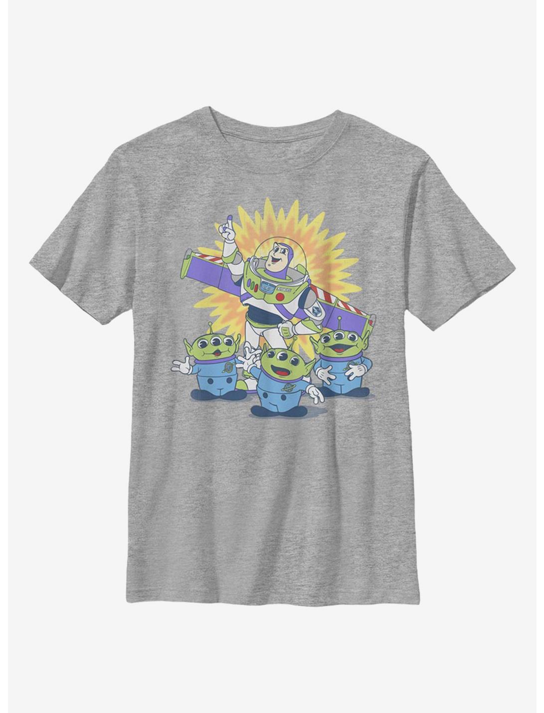 Disney Pixar Toy Story Vintage Buzz Youth T-Shirt, ATH HTR, hi-res