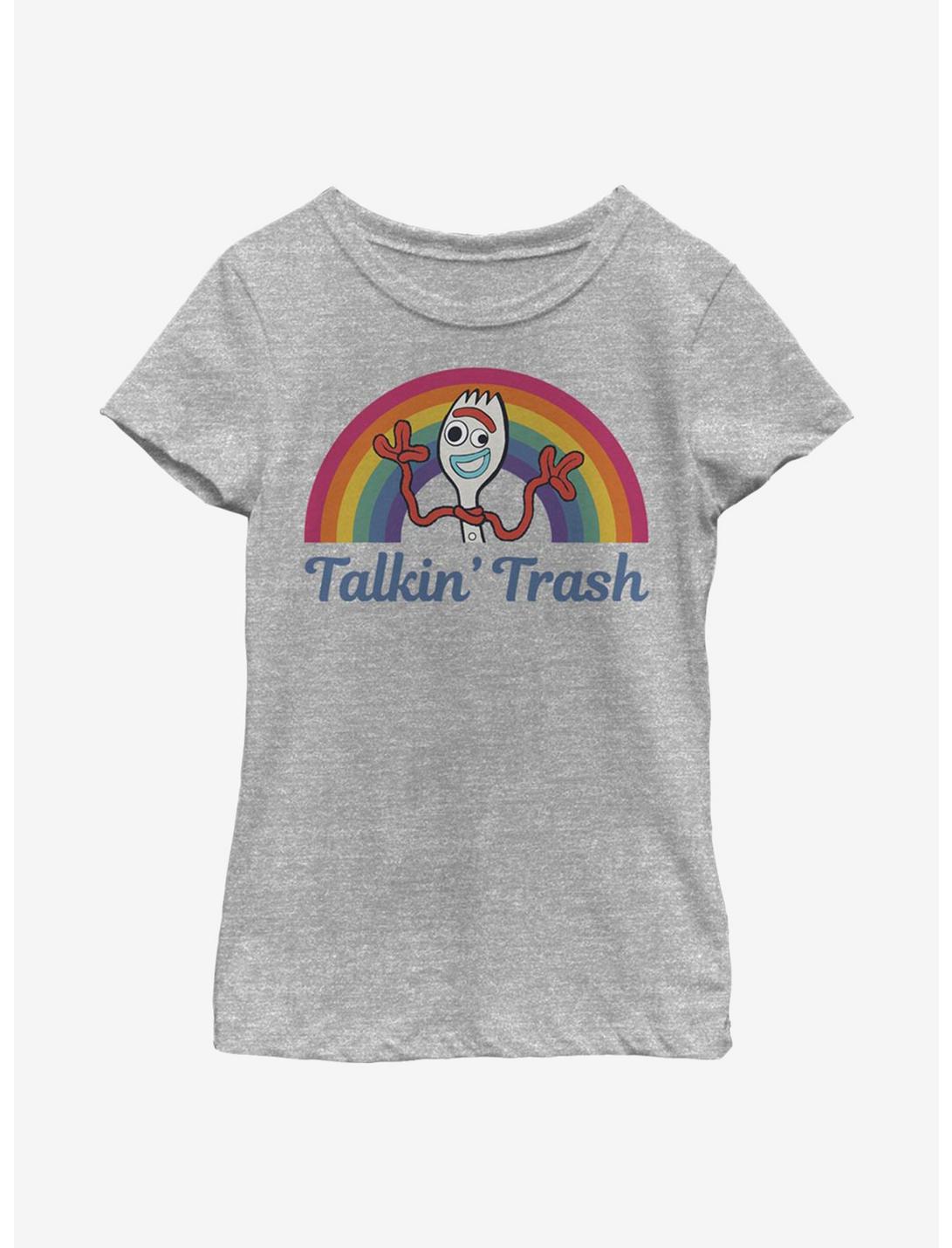 Disney Pixar Toy Story 4 Talkin' Trash Youth Girls T-Shirt, ATH HTR, hi-res