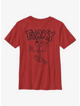 Disney Pixar Toy Story 4 Doodle Forky Youth T-Shirt, , hi-res