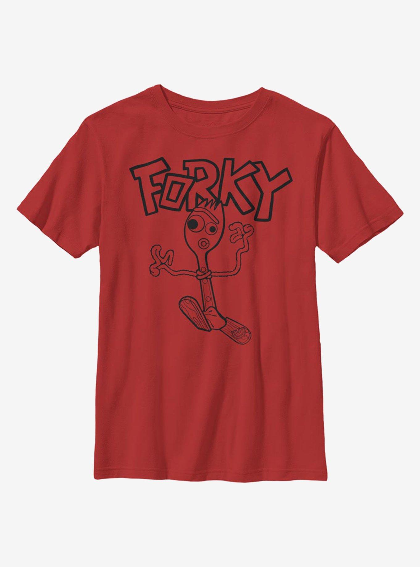 Disney Pixar Toy Story 4 Doodle Forky Youth T-Shirt, , hi-res