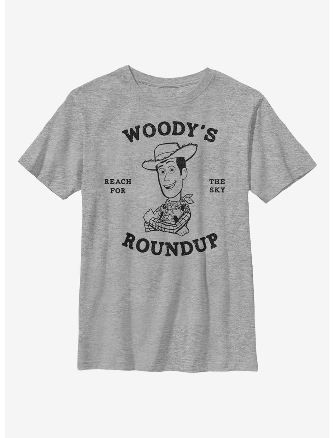 Disney Pixar Toy Story 4 Woody's Roundup Youth T-Shirt, ATH HTR, hi-res