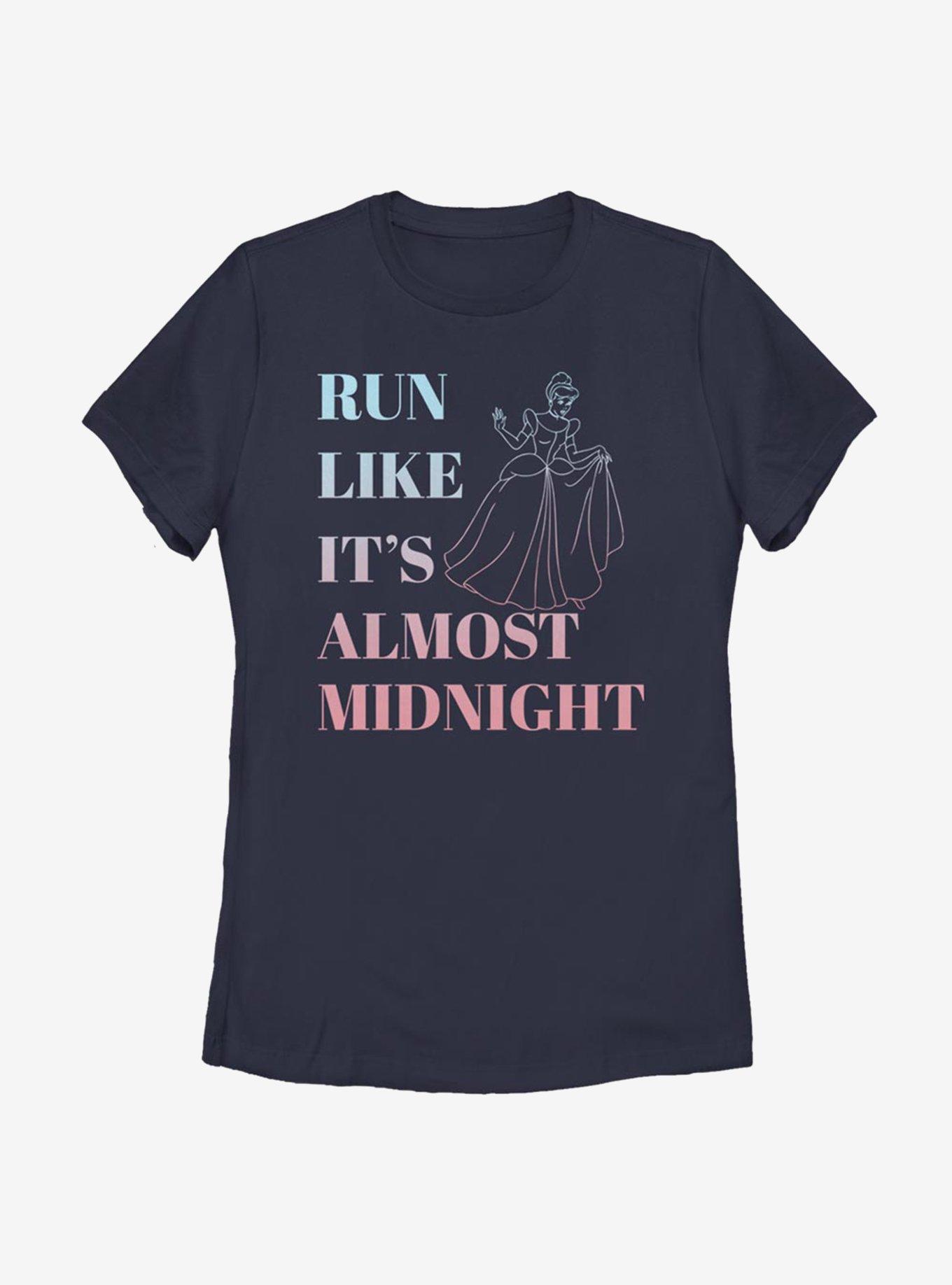 Disney Cinderella Run Like It's Almost Midnight Womens T-Shirt, , hi-res