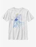 Disney Cinderella Washy Youth T-Shirt, WHITE, hi-res